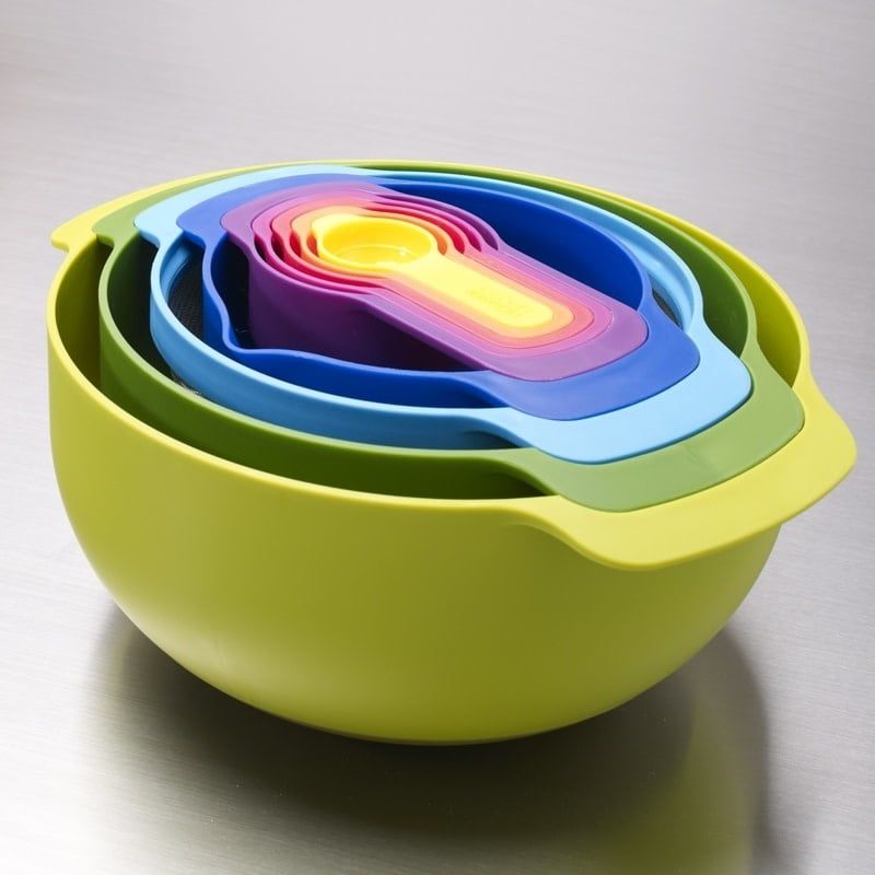 Nest 9 Plus Food Food Prep Set Multi Coloured