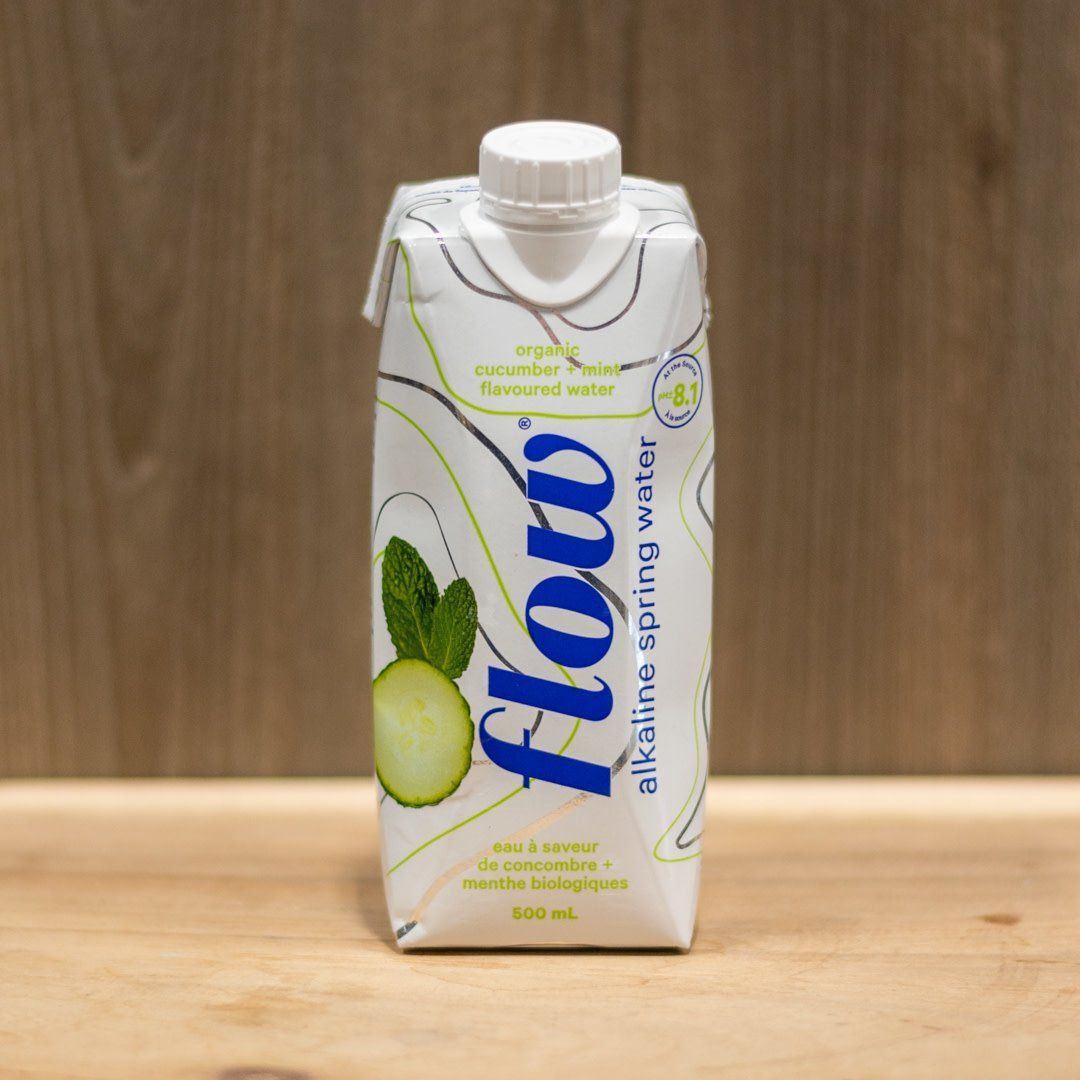 Flow Water - Organic Cucumber &amp; Mint  Alkaline Spring Water-500 ml