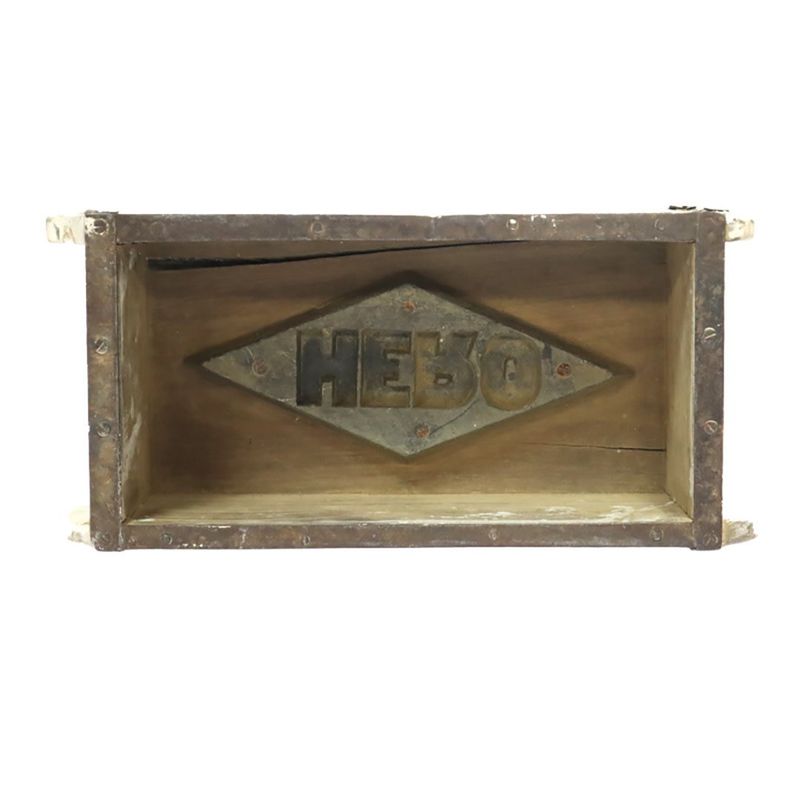 Brick Mould Without Handle Wood White-Wash 32x15x10cm