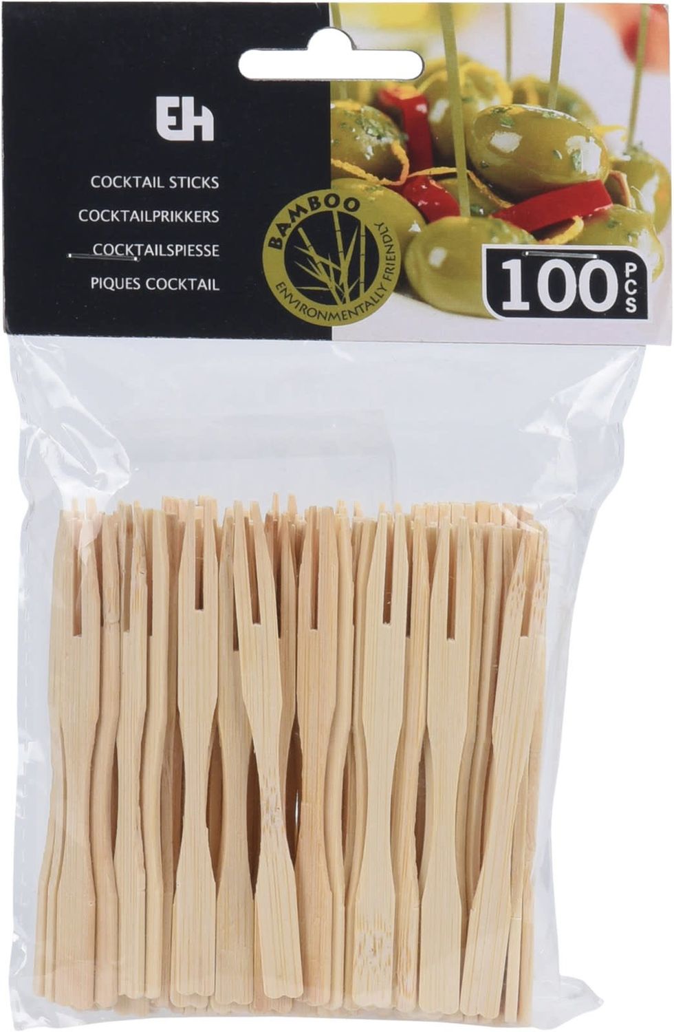 Cocktail Sticks Bamboo 100Pcs