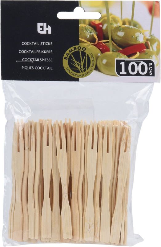 Cocktail Sticks Bamboo 100Pcs