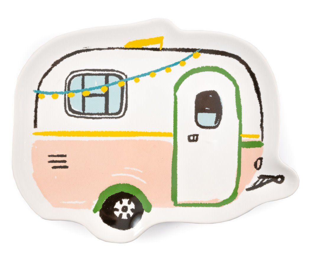 Danica - Shaped Dish Happy Camper