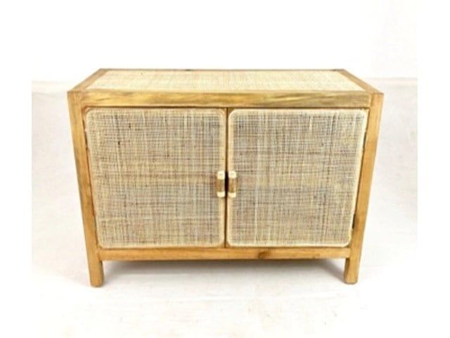 Cabinet Webbing/Wood 100X40H65cm