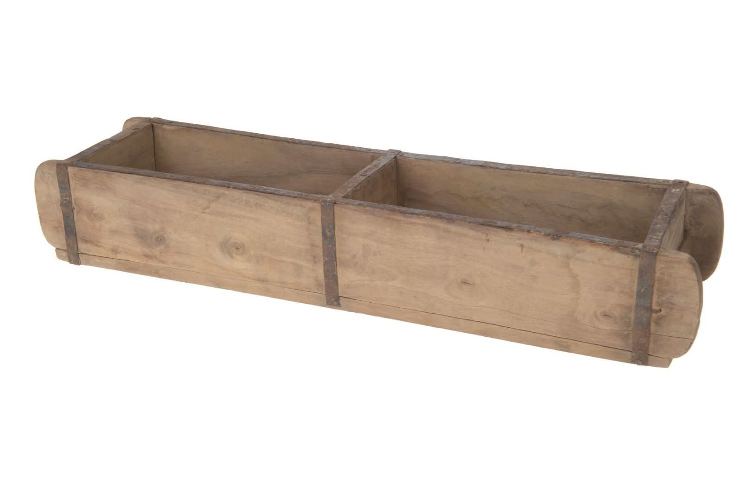 Double Brick Mould Wood - Natural 58x10x10cm