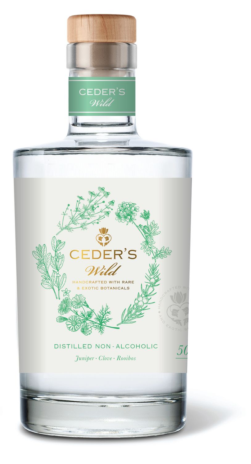 Ceder&#39;s - Distilled Non-Alcoholic Spirit Wild  - Juniper , Clove &amp; Rooibos - single