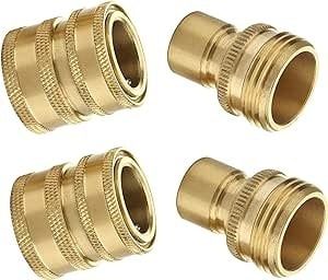 Shut Off Solid Brass Quick Connect One Female