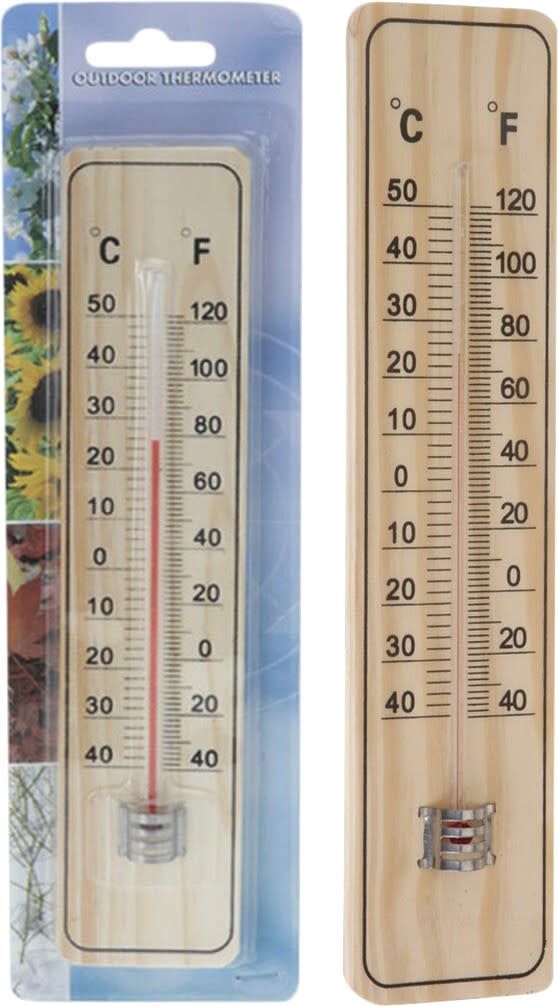 Thermometer PlyWood 225X50X8Mm