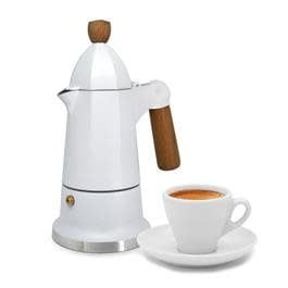 Stovetop Espresso Maker - White - 3 Cup