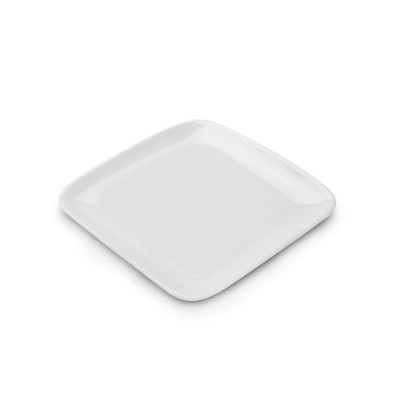 Bia Asian Collection Square Plate - White