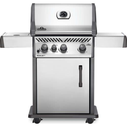Napoleon - Rogue® PRO 425 Propane Gas Grill with Infrared Side Burner, Stainless Steel