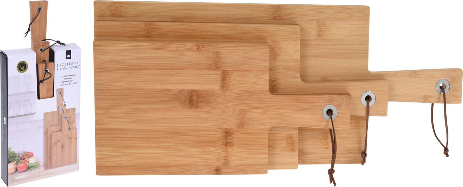 Cutting Board Bamboo Set of 3
