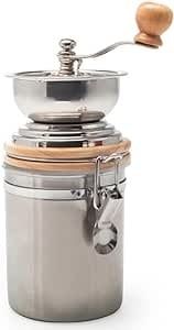 Manual Adjustable Coffee Grinder Black - 6 cup