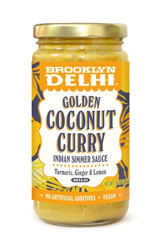 Brooklyn Delhi Golden Coconut Curry Sauce - single