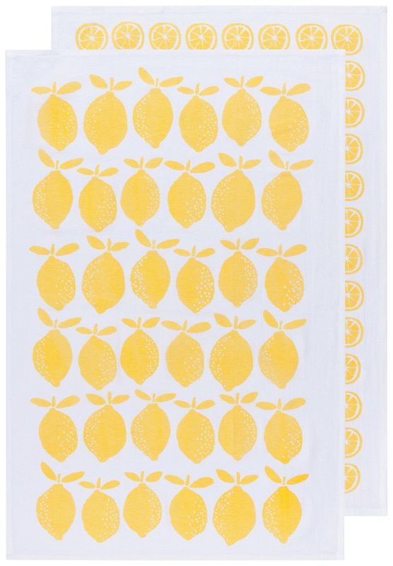 Danica - Tea Towel Floursack Lemons Set of 2