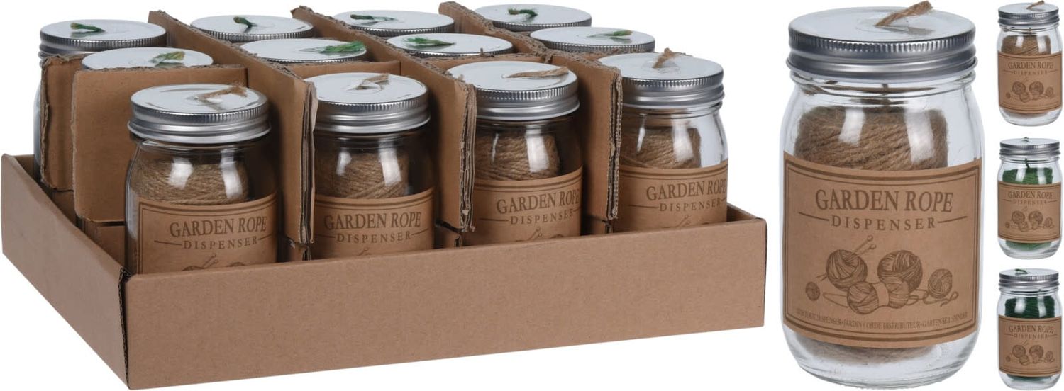 Garden Rope 50mtr In Glass Jar
