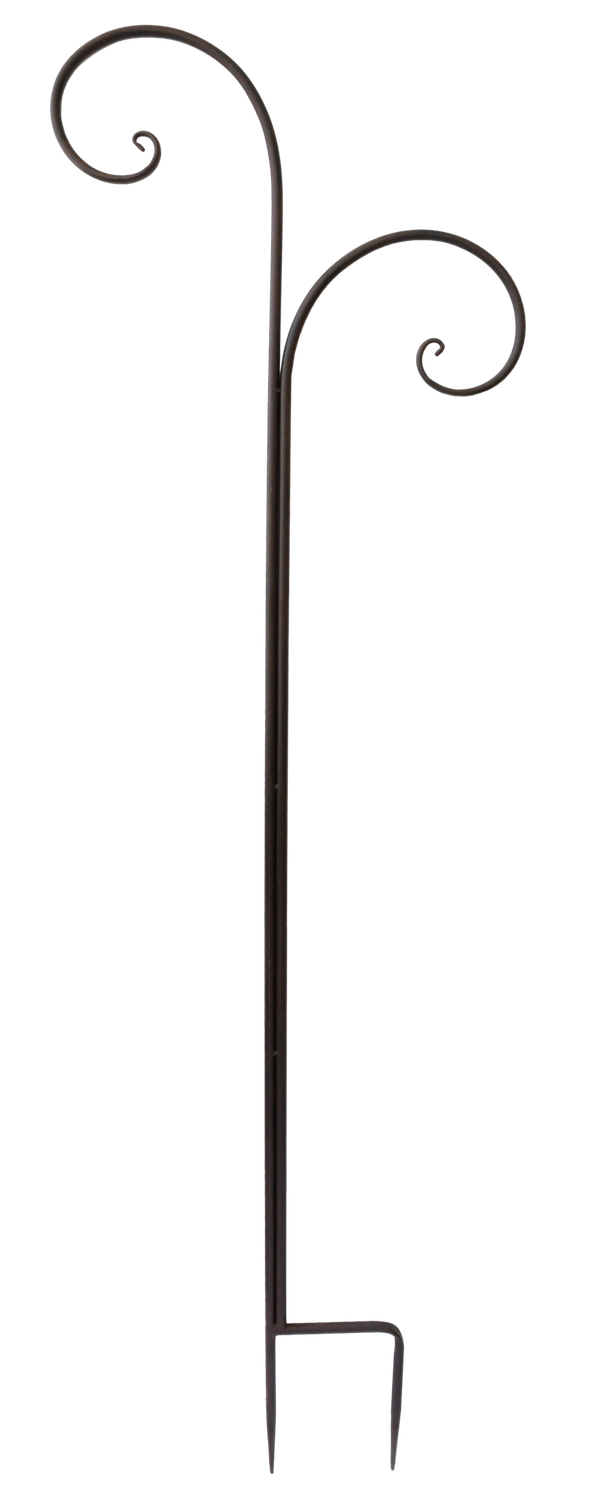 Pacific Rim - Double Scroll Shepherd Hook - 21.25&quot;Wx67&quot;H