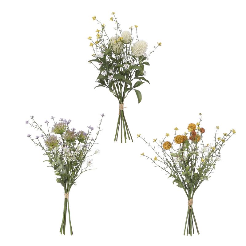 Bouquet spring flower 3 ass.- l43xd20cm