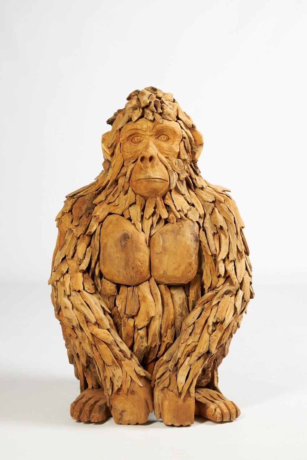 Monkey Teak Erosion - 40x55x75cm