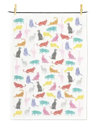 Tea Towel - Cats - CDU 20 pc-single