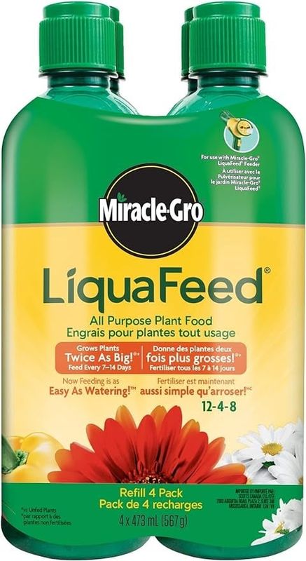 Miracle-Gro Liquafeed 12-4-8 567G Refill (4pk)