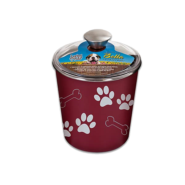 Bella Bowl Canister Merlot