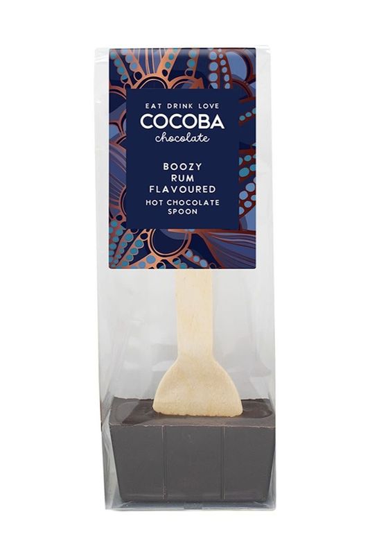 Cocoba - Dark Chocolate &amp; Rum Hot Chocolate - 50g