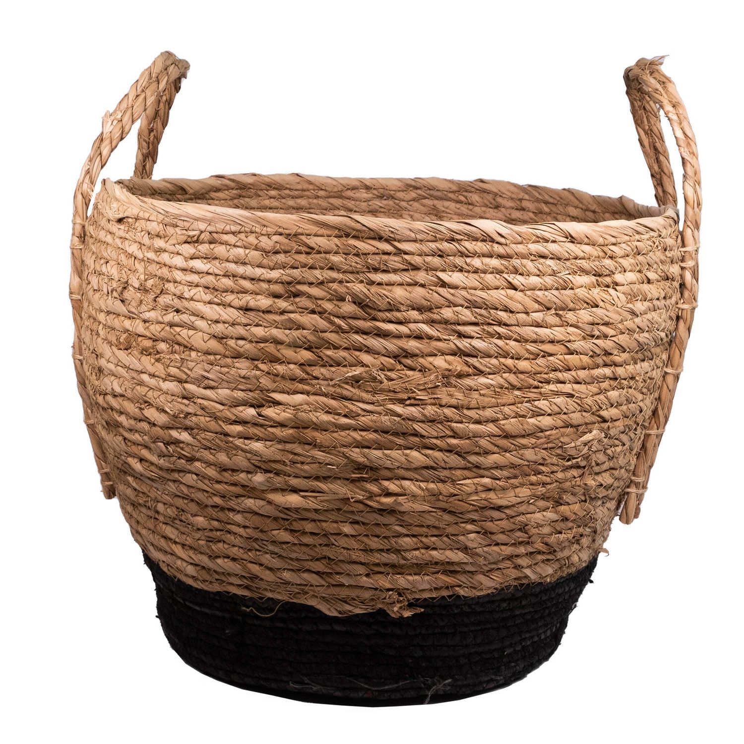 Basket Large - Wide Black Stripe 38x38x33