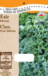 Kale Siberian Organic Seed Tape (4211)
