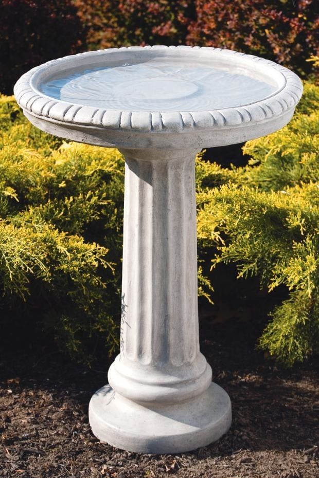 Garden Statue - Roman Bird Bath 26.25&quot;