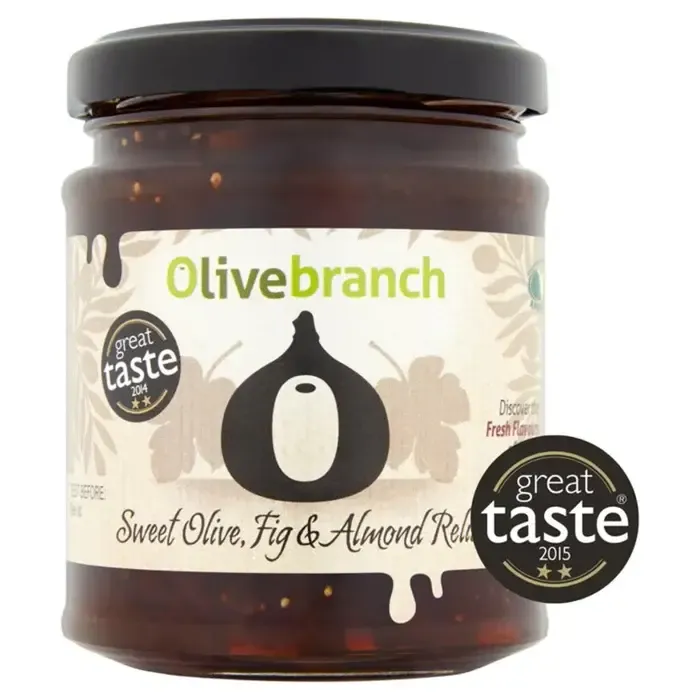 Olive Branch Sweet Olive, Fig &amp; Almond Relish 230g - single