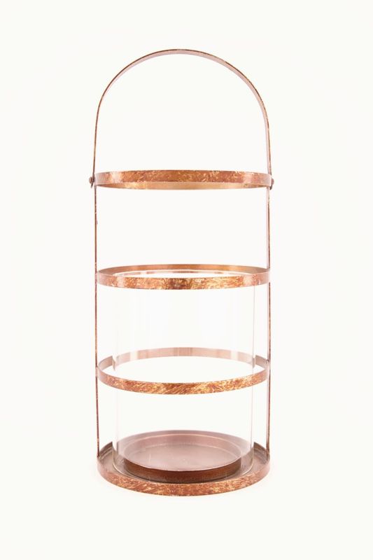 Lantern Metal with Glass