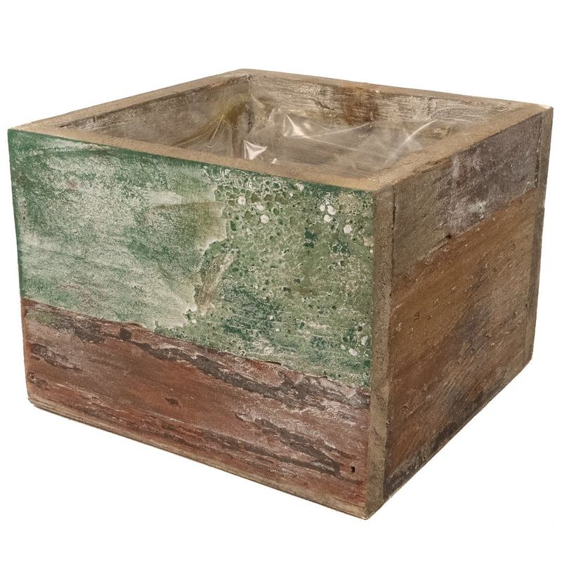 Planter - Reclaimed Wood Look