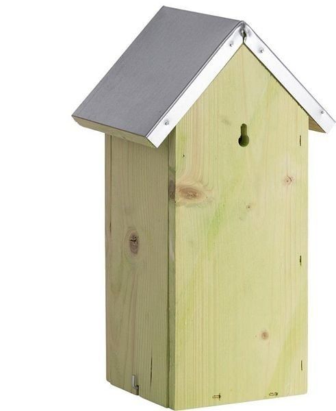 Butterfly box. Pinewood, zinc