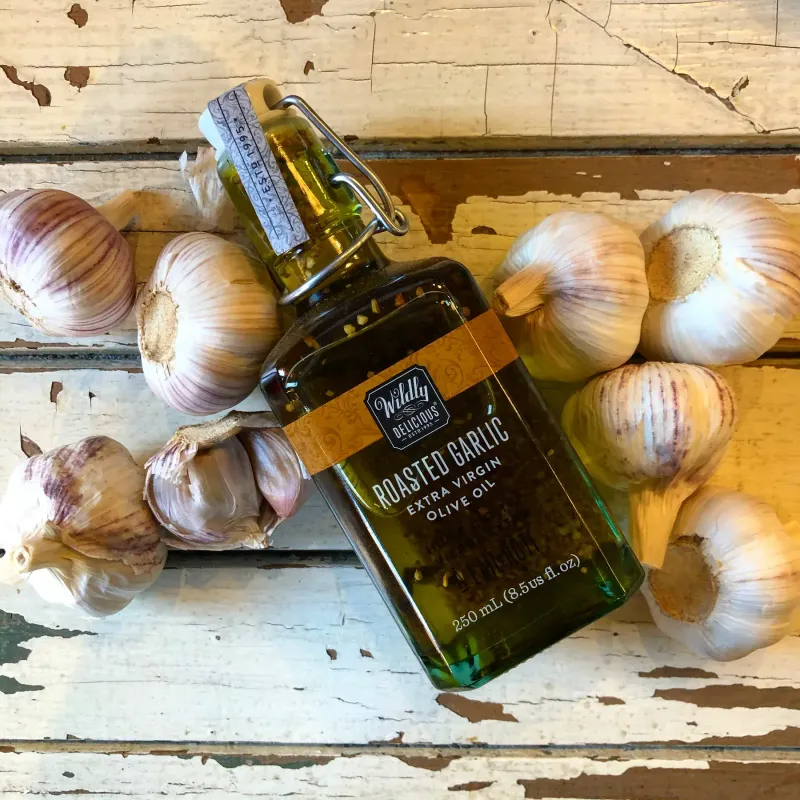 Wildly Delicious Infused Extra Virgin Olive Roasted Garlic