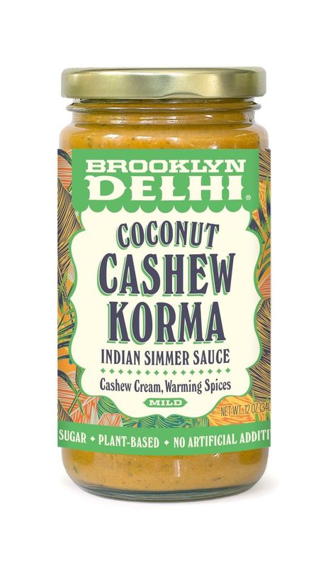 Brooklyn Delhi Coconut Cashew Korma Sauce - 354ml
