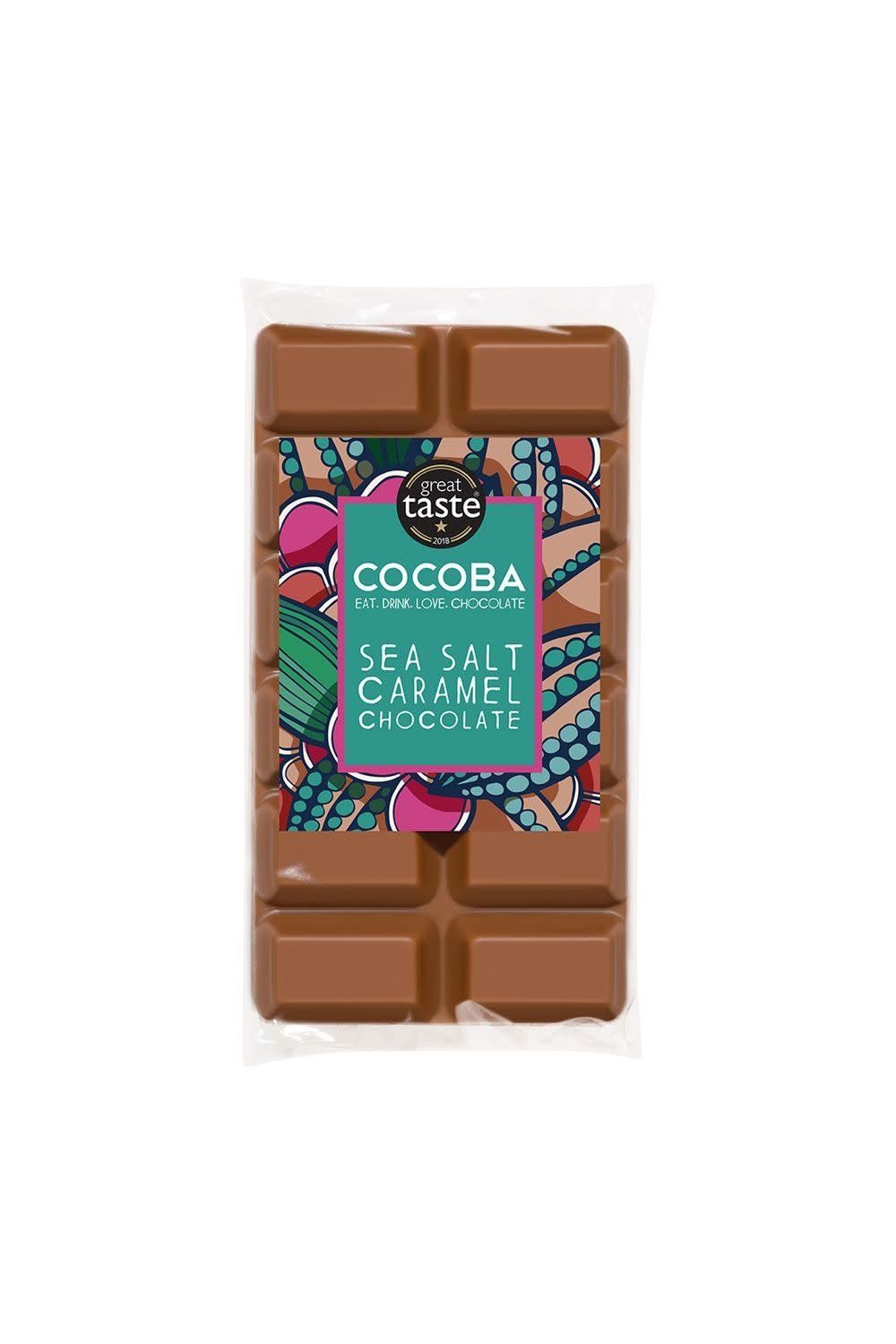 Cocoba - Salted Caramel Milk Chocolate Mini Bar 35g