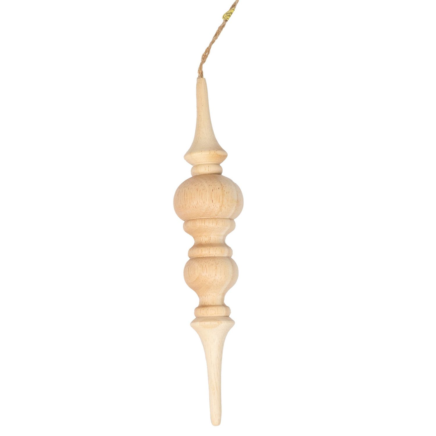 Wood Finial Ornament - 8&quot;