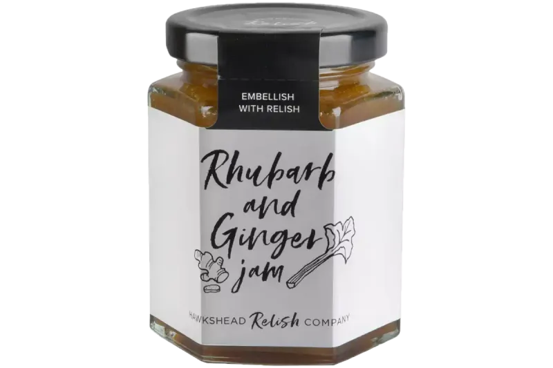 Hawkshead Relish Rhubarb Ginger Jam 220g