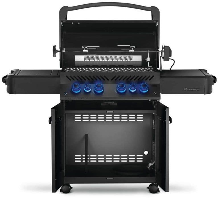 Napoleon - Phantom Prestige® 500 Connected, Propane Gas Grill with Infrared Side and Rear Burner, Matte Black