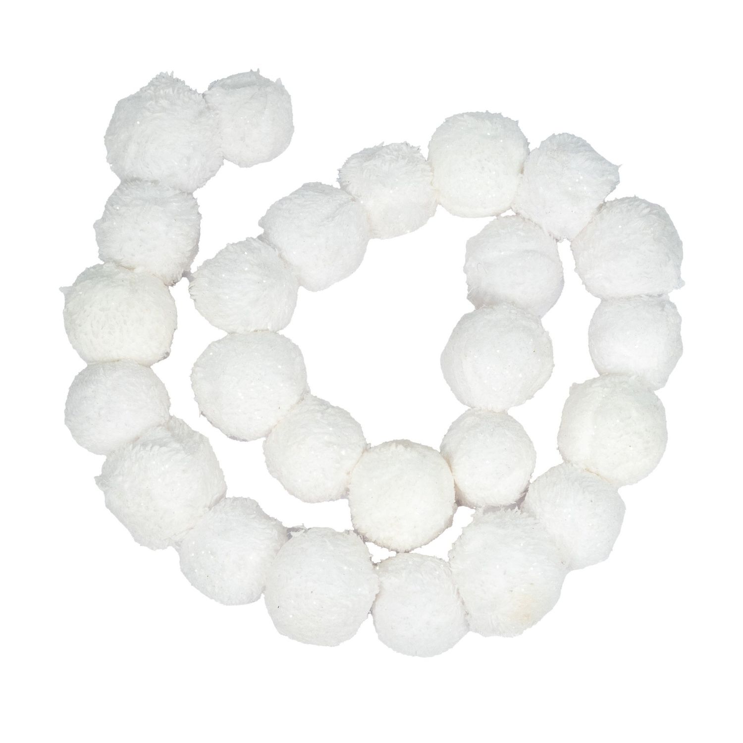 Snowball Garland - 4&#39;
