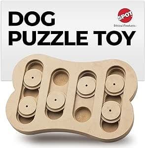 Seek A Treat Wooden Shuffle Bone Puzzle