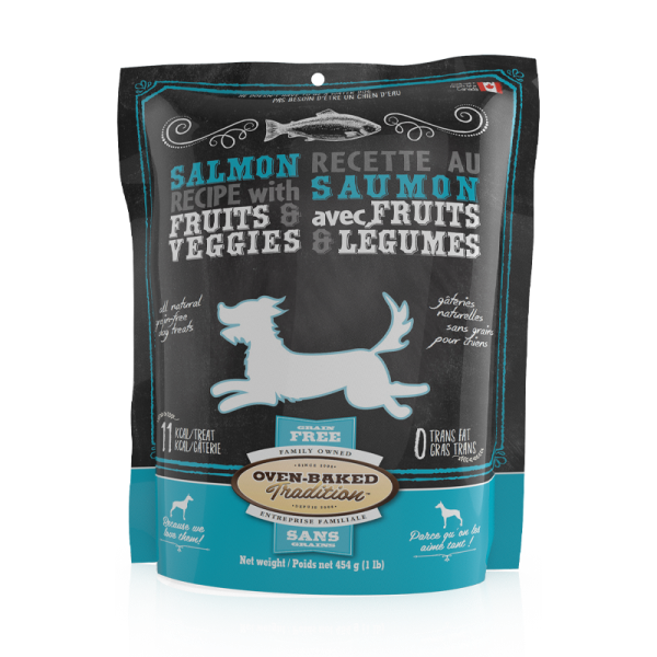 Oven-Baked Tradition Dog GF Treats Salmon 16 oz