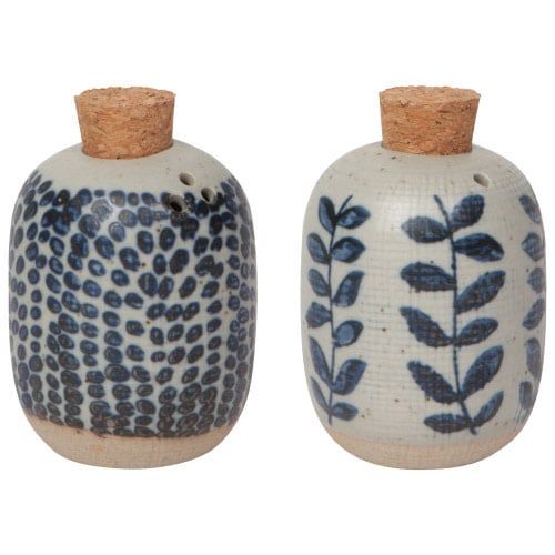 Danica - Stoneware Element Salt and Pepper Shaker Set