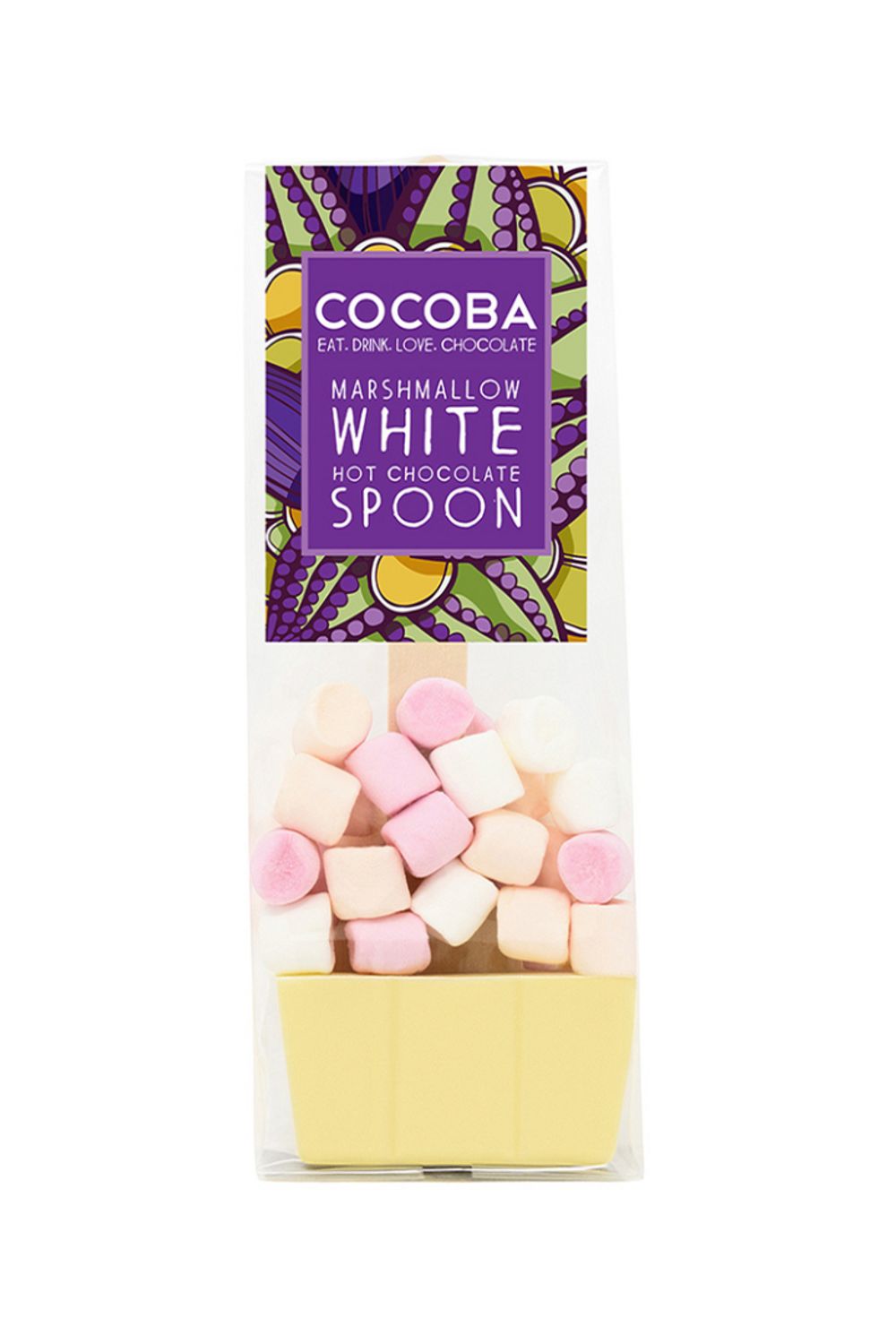 Cocoba - Marshmallow White Hot Chocolate Spoon - 50g