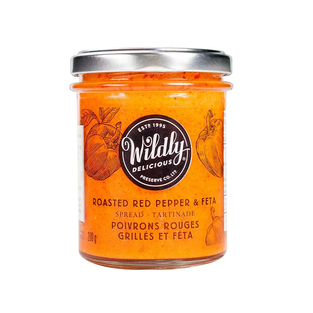 Wildly Delicious - Roasted Red Pepper &amp; Feta Spread