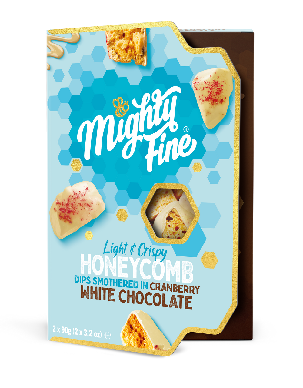 Mighty Fine - White Chocolate Honeycomb Dips - 180g
