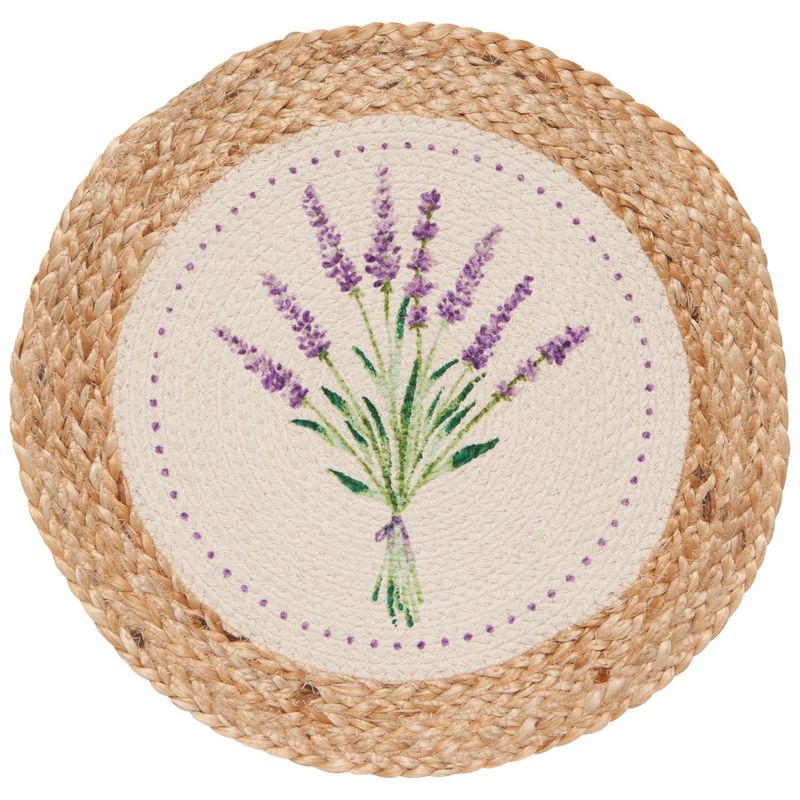 Braided Placemat Lavender - 15"