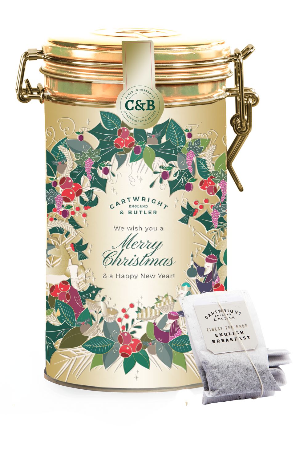 Cartwright &amp; Butler - Merry Christmas Tin - 90g