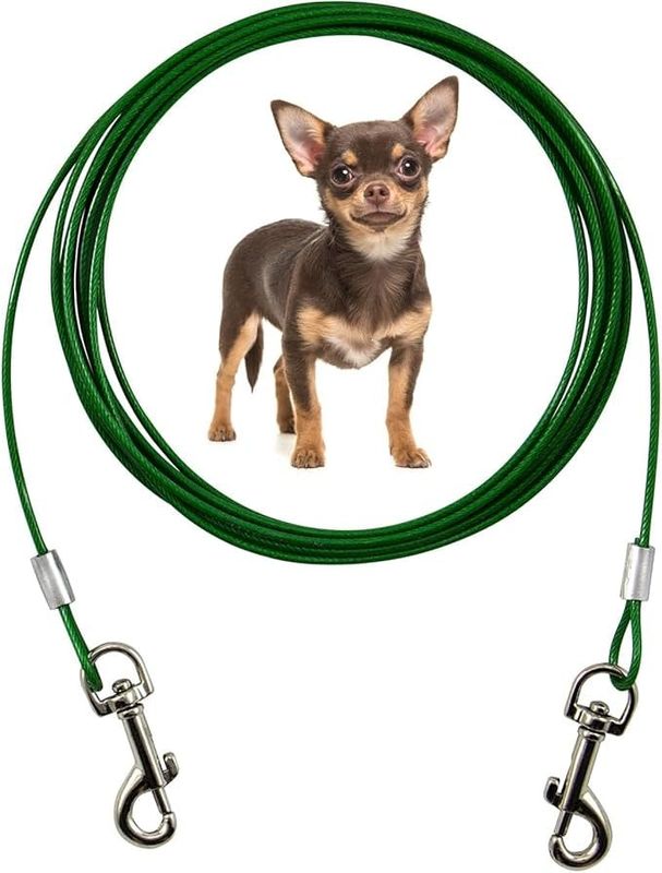Tie Out Cable Green - 10ft