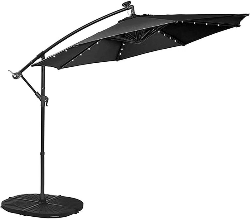 Offset Umbrella - 10ft with LED Lights